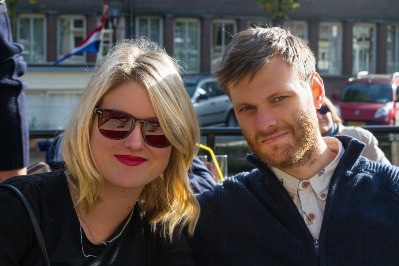Lunch stop on a boat