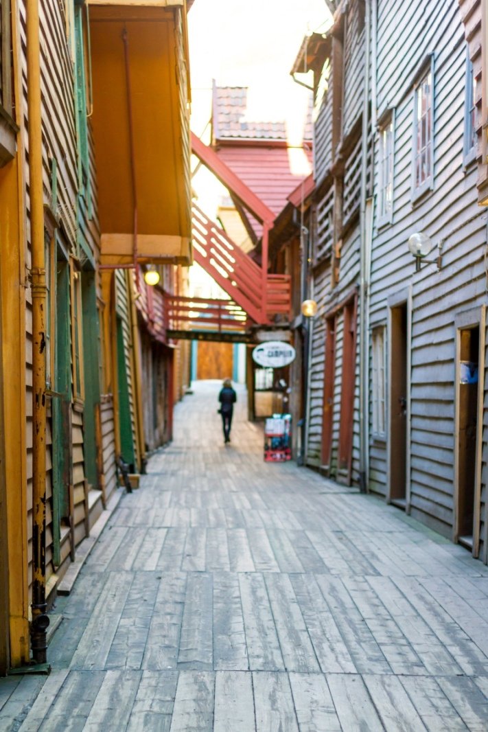 Checking out Bryggen