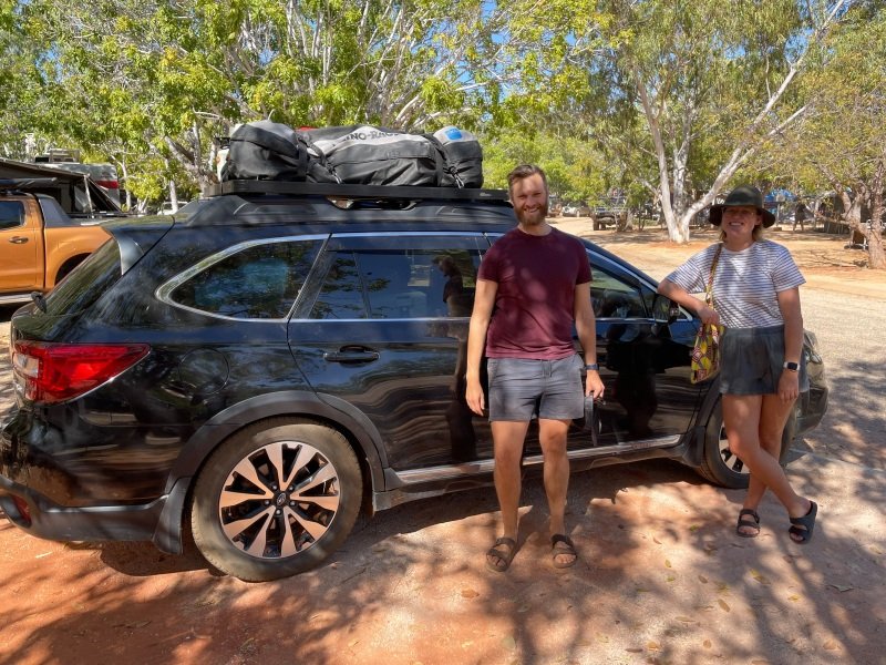 Leaving the caravan park