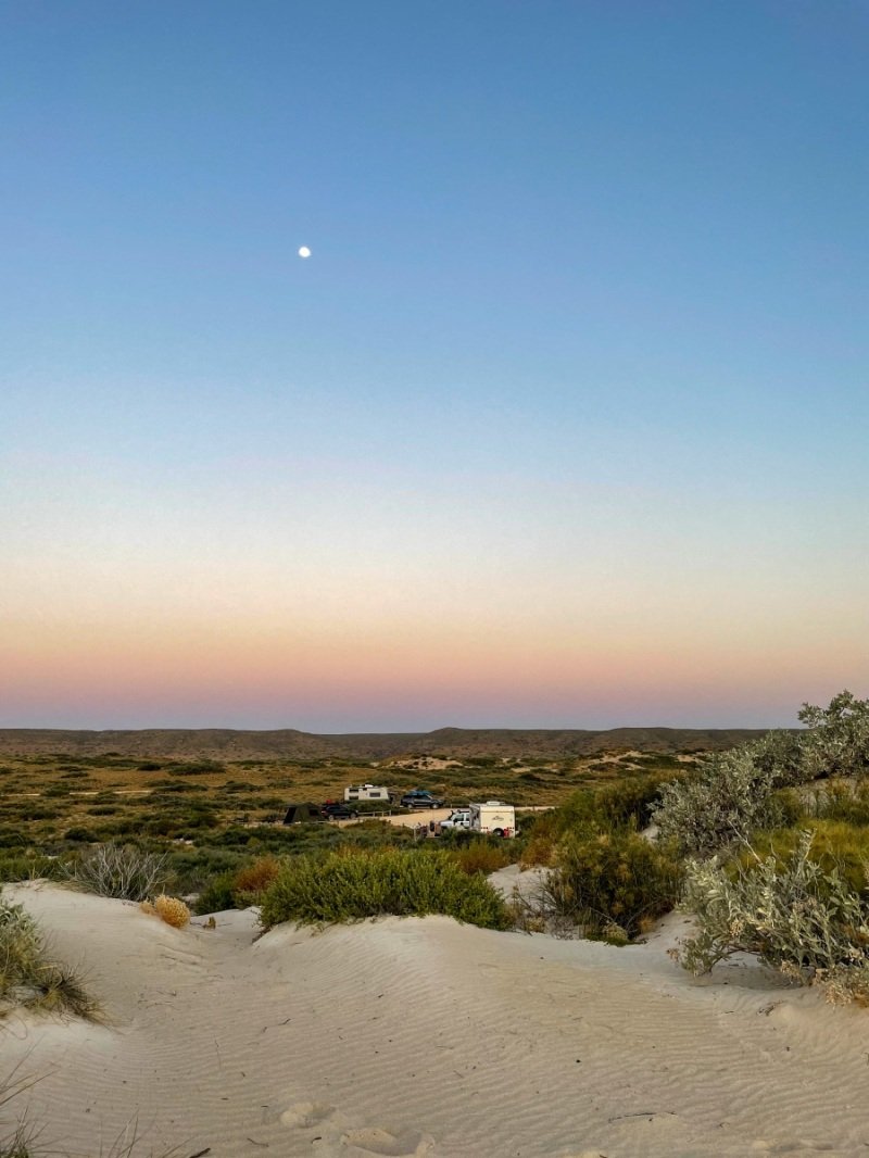 Our campsite, Cape Range