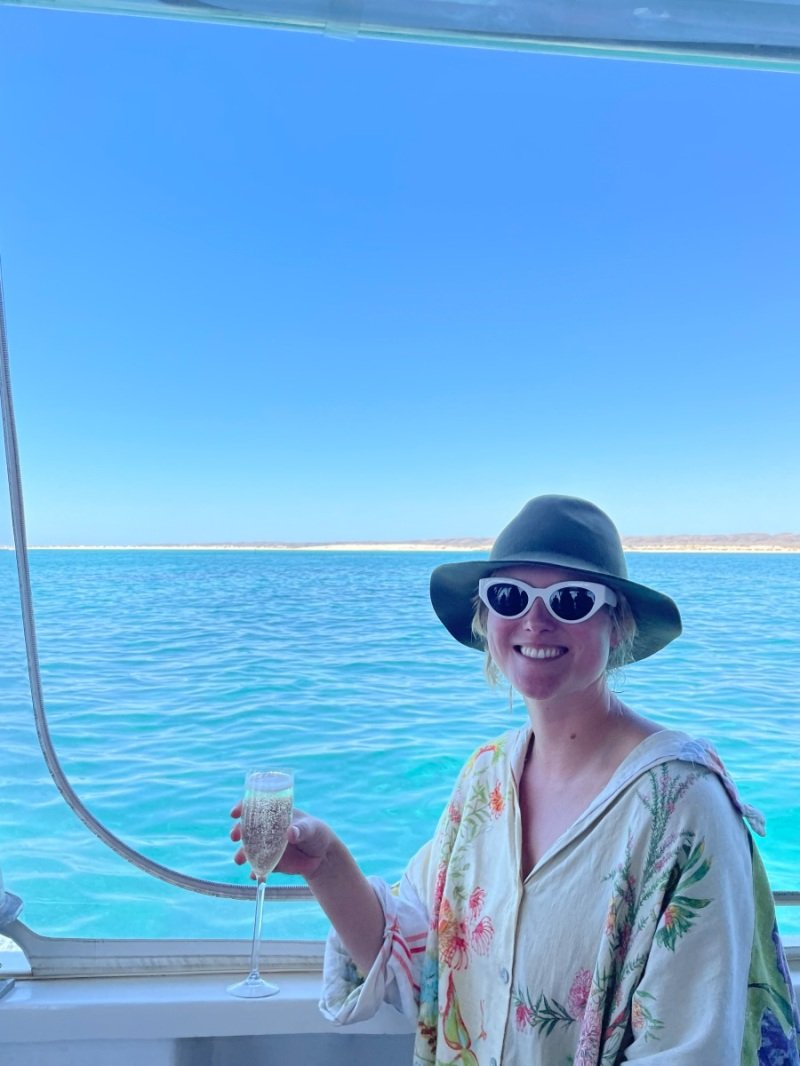 First whale shark tour, Cape Range