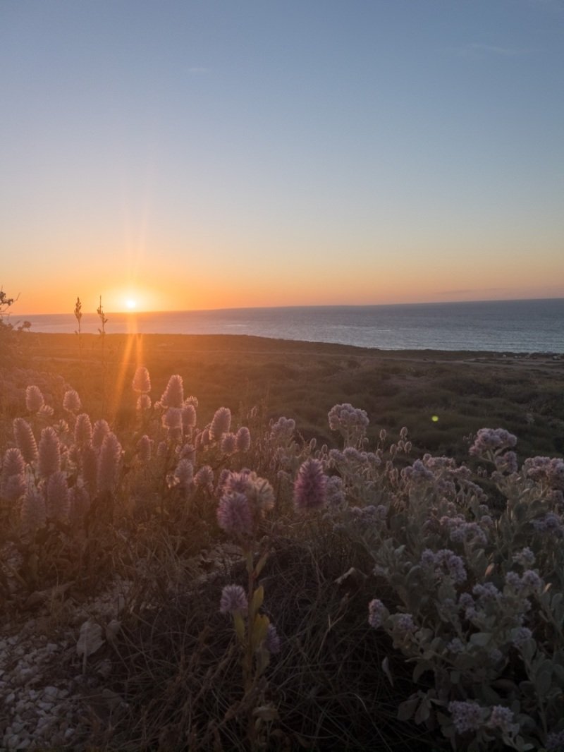 Watching sunset, Cape Range Lighthouse