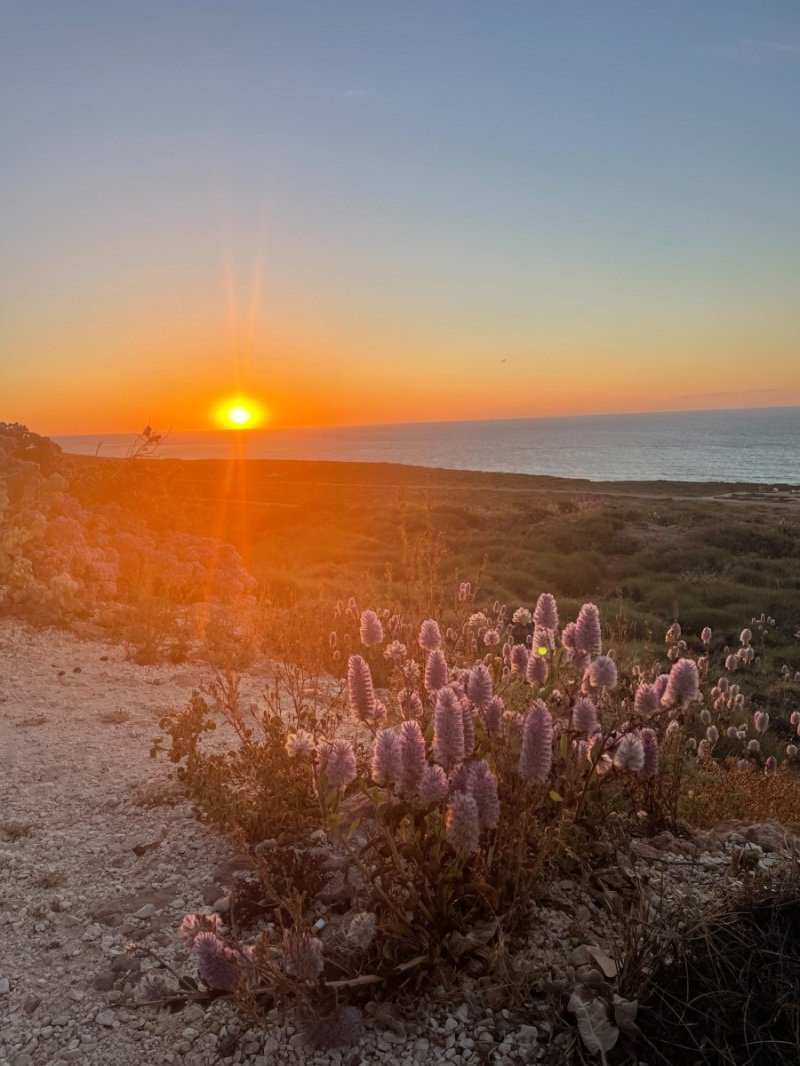 Watching sunset, Cape Range Lighthouse