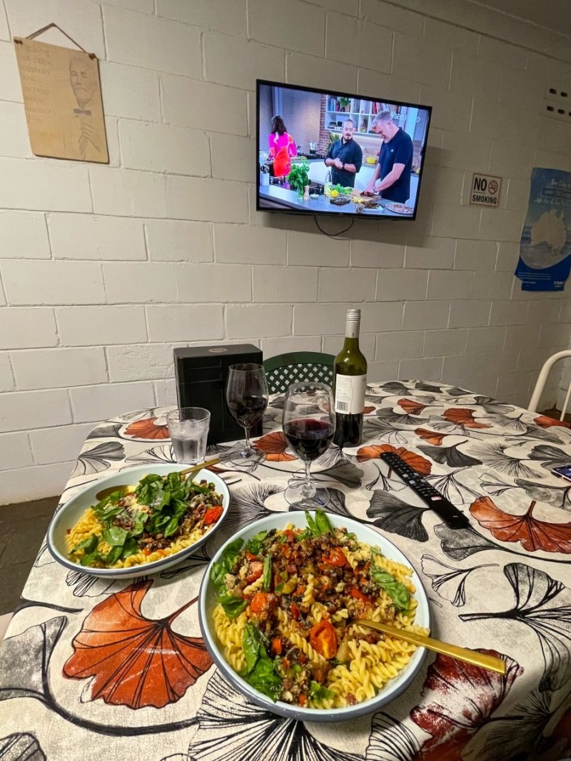 Our travel companion Adam