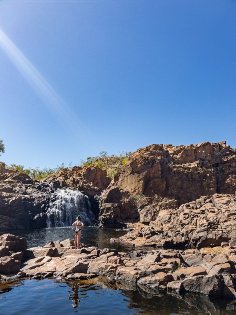 Swimming at Upper Pools