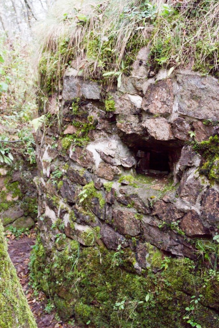 Gedenkstätte Hartmannswillerkopf: the German trenches were designed with numerous right angles, this was to provide protection to soldiers by preventing sound and force from explosions to travel the length of a trench. It also meant they could build defensive position just around each corner.