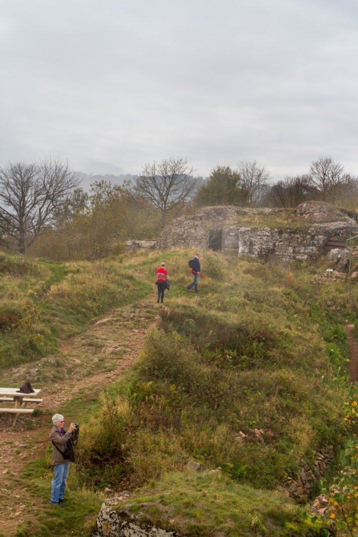 Gedenkstätte Hartmannswillerkopf with Aunty Flicka, Uncle John and Anna.