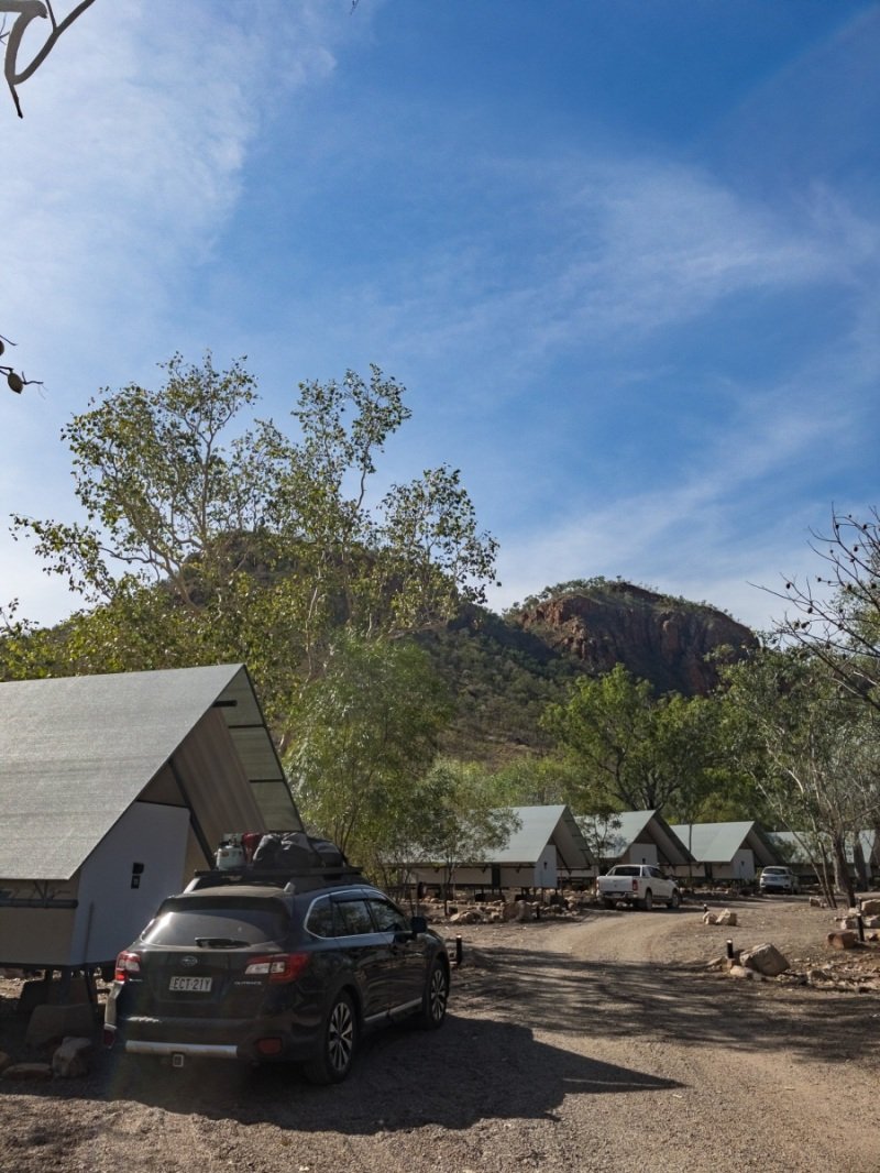 Arriving at Emma Gorge Resort