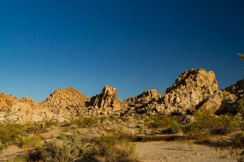 Out the back door of the house