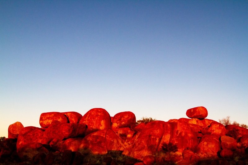 Karlu Karlu at sunrise
