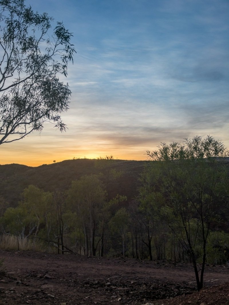Sunrise at Lake Argyle