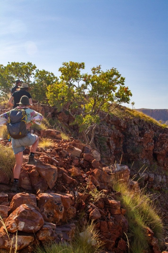 Hike to lookout over Lake Argyle