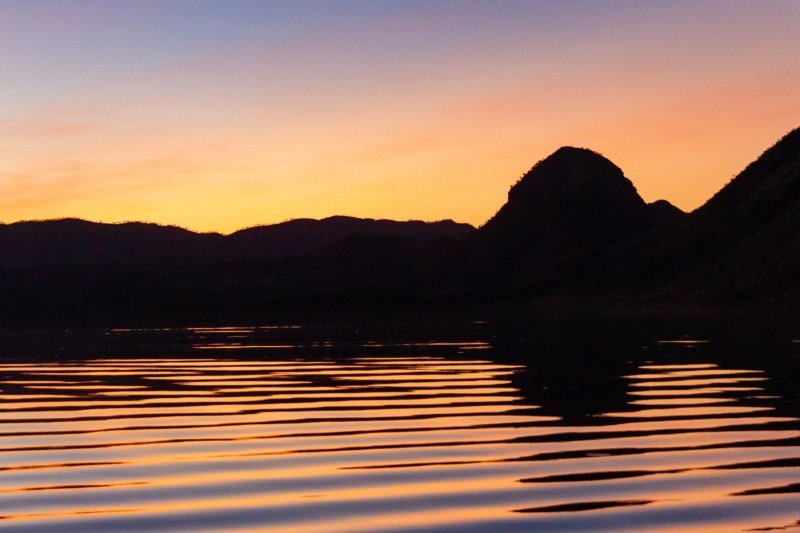 Sunset on Lake Argyle