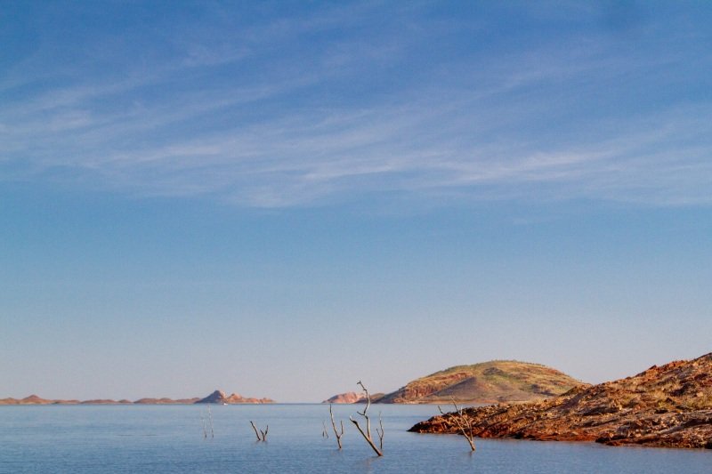 Cruising on Lake Argyle