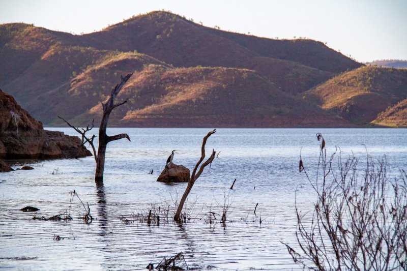 Cruising on Lake Argyle