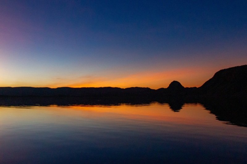 Sunset on Lake Argyle