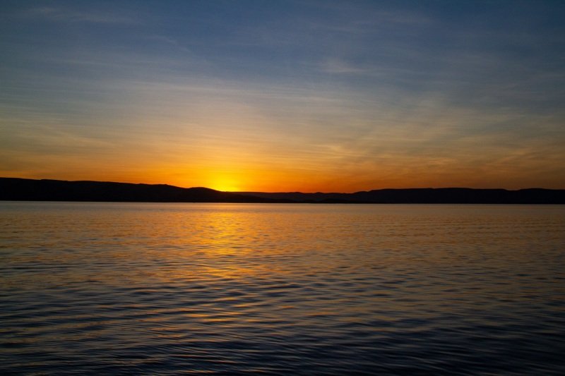 Sunset on Lake Argyle