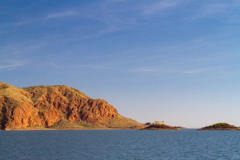 Cruising on Lake Argyle