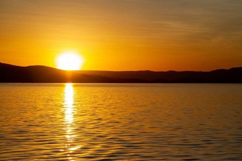 Sunset on Lake Argyle
