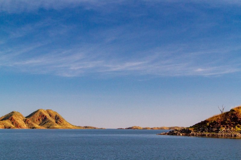 Cruising on Lake Argyle
