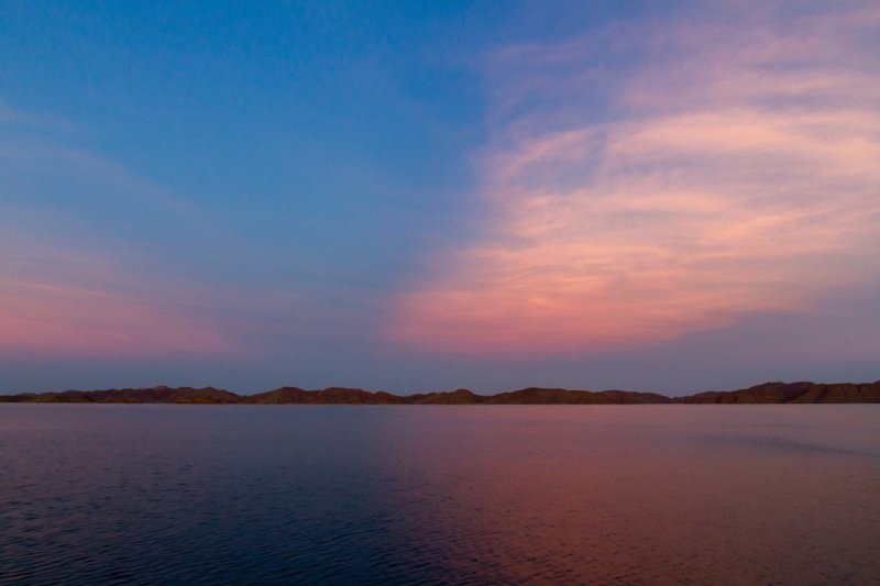 Sunset on Lake Argyle