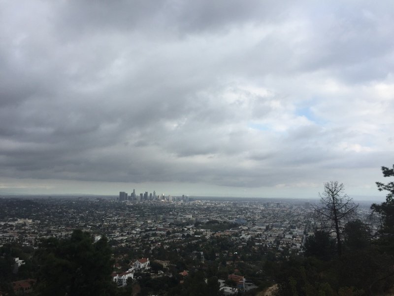 City view from the Griffith Observatory