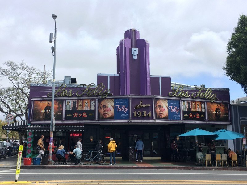 Los Feliz Theatre (seeing 'Isle of dogs')