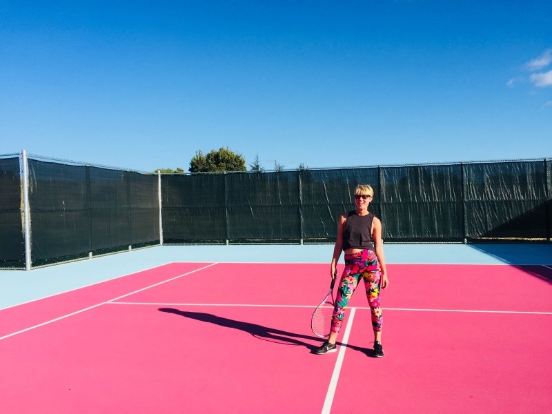 Pink tennis