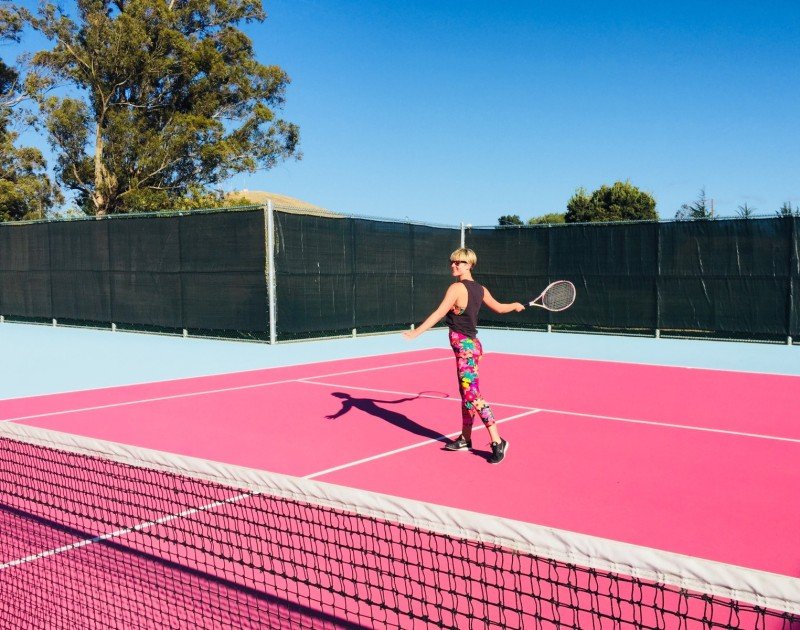 Pink tennis