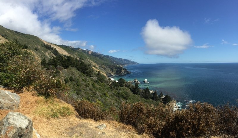 View over the ocean