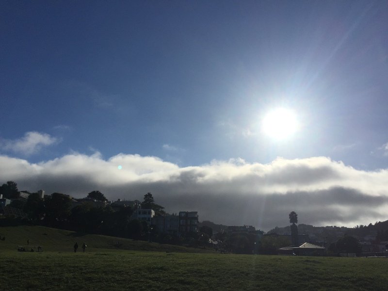 Weird rolling doom cloud that never arrived