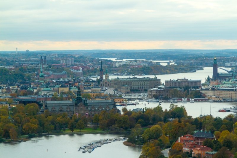 View from Kaknastornet