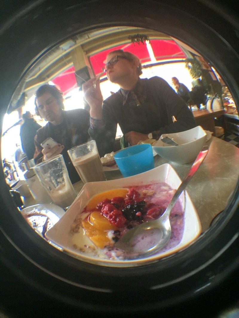 Breakfast fisheye (all you can eat buffet)