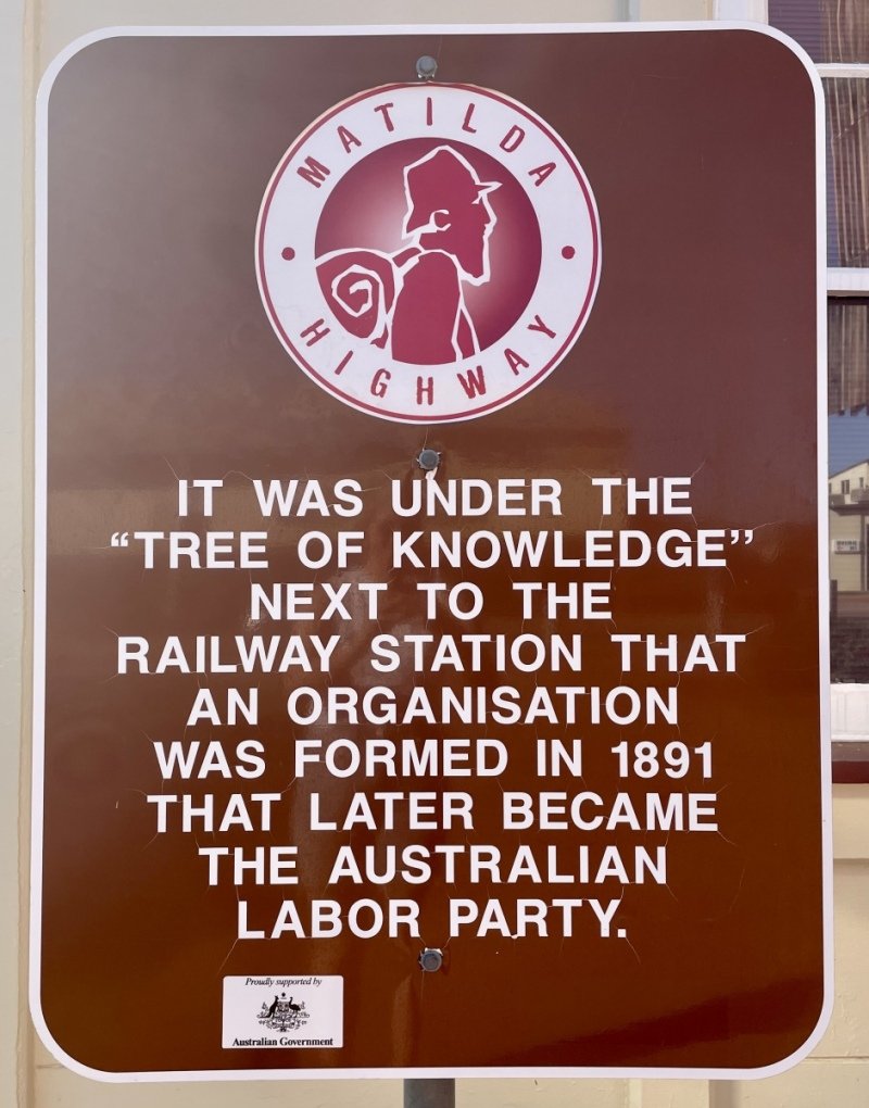 Barcaldine, home of the Labour Party